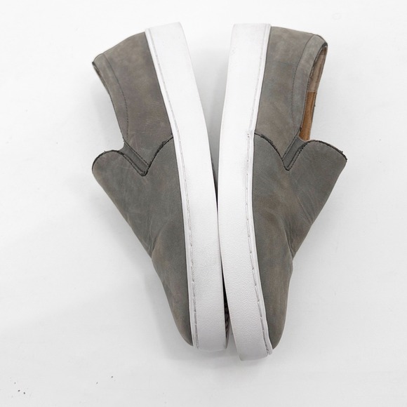 Vionic splendid Slip On Sneakers Womens 9.5 Grey Nubuck Leather Flats - Picture 11 of 11